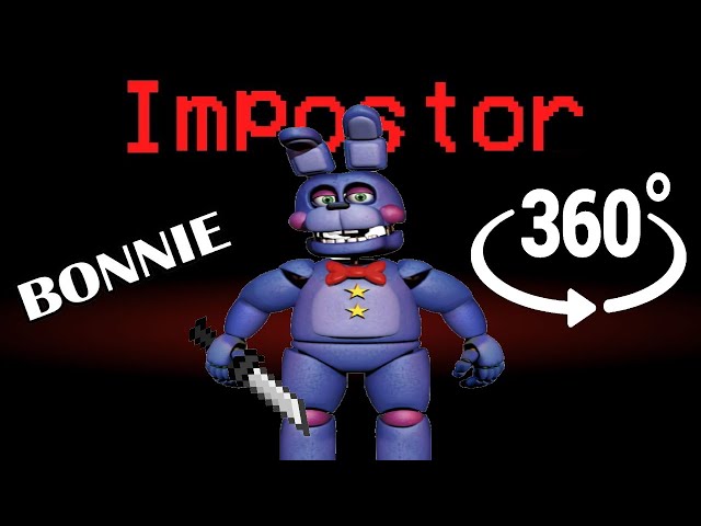 If BONNIE was the Impostor 🚀 Among Us Minecraft 360°