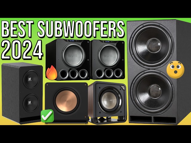 BEST SUBWOOFER 2024 | TOP 5 BEST SUBWOOFERS 2024 | HOME THEATER | MUSIC