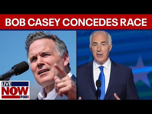 Bob Casey concedes to Dave McCormick in PA Senate race  | LiveNOW from FOX