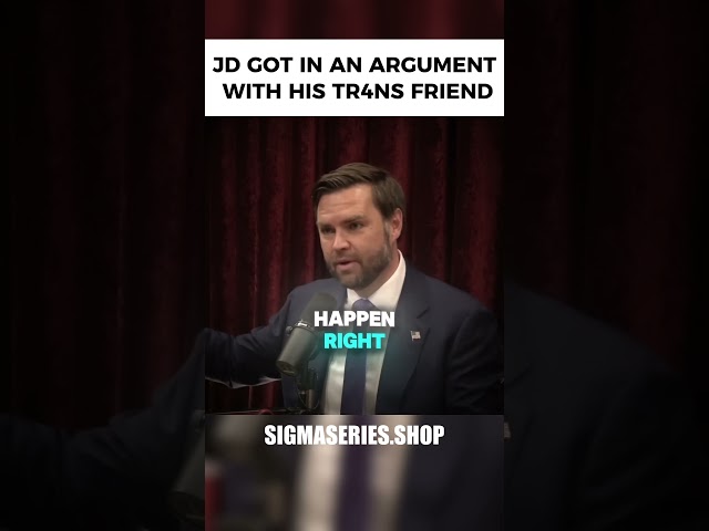 JD Vance got in an argument with his tr4ns friend #jdvance #joerogan #sigmaseries