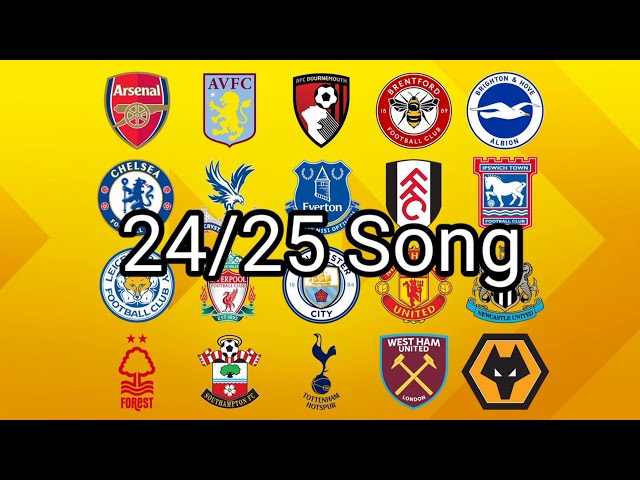 PREMIER LEAGUE SONG 24/25🎵 (442oons Parody)