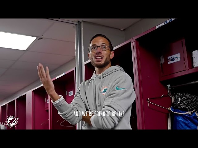 FULL LOCKER ROOM SPEECH AFTER MIAMI DOLPHINS WIN OVER PATRIOTS