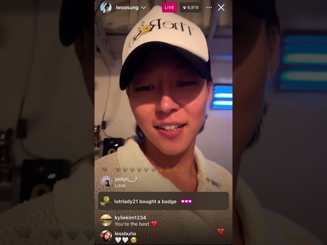 Woosung The Rose Day That I Died IG Live 8.29.24