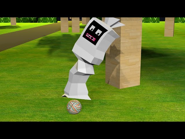 hantu pocong gabut part 2 - minecraft animation