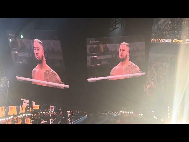 JOHN CENA & LA Knight Vs. Solo sikoa and Jimmy uso ( Paul Heyman at Ringside)…. Pat Mcafee SG