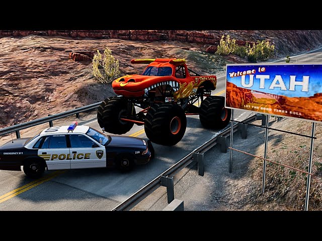 Extreme Downhill Racing with EL TORO Loco Monster Jam Truck