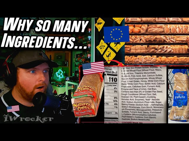 American Reacts to Why is BREAD in USA so BAD & Unhealthy..