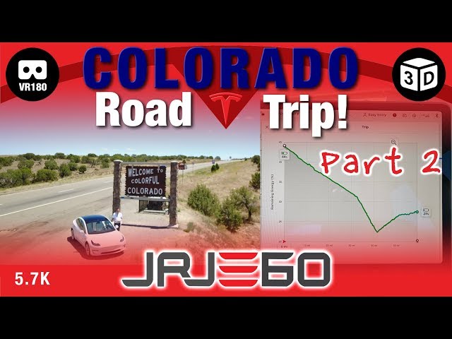 Tesla Model 3 Road Trip - Utah/Colorado (Part 2) VR180 3D 5.7K PoV (passenger)