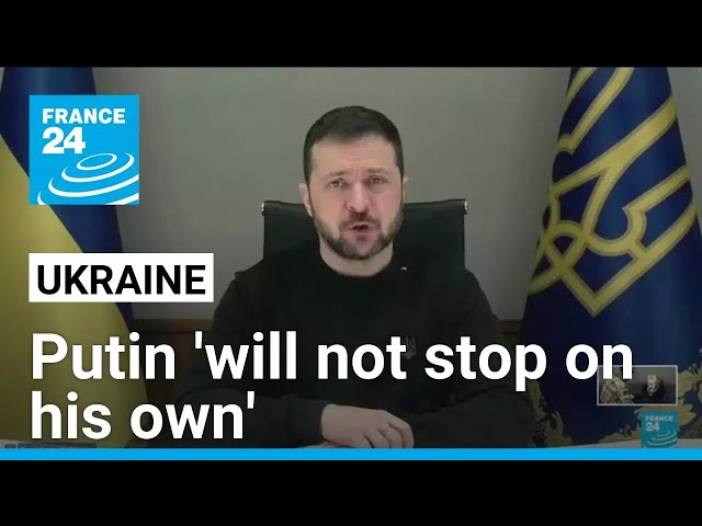 Putin 'will not stop on his own,' warns Zelensky on 1,000th day of war • FRANCE 24 English