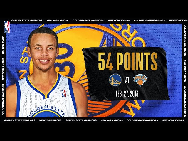 Steph Drains 11 Triples & 54 PTS At The Garden | #NBATogetherLive Classic Game