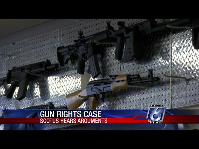 Supreme Court hearing first major gun control case in decade