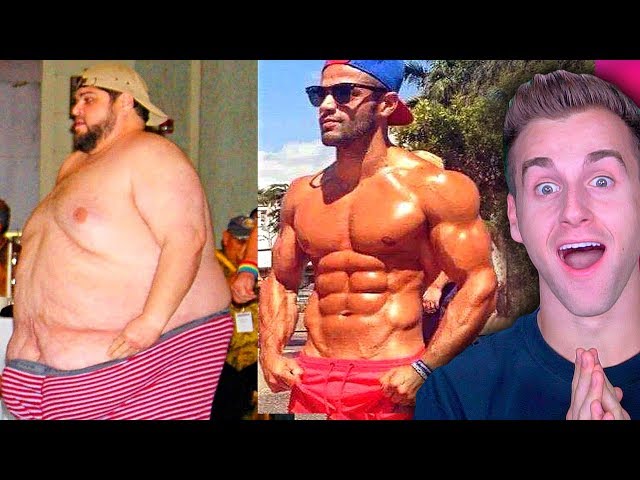 Reacting To Insane FAT to LEAN Body Transformations (UNREAL)