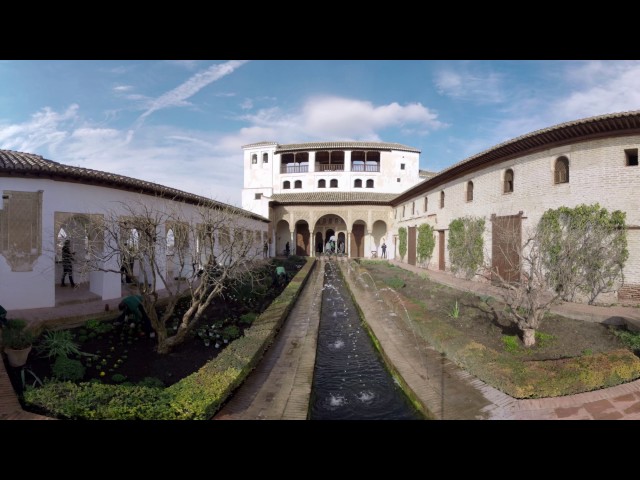 Alhambra Granada Andalucia Spain 360 Vr video