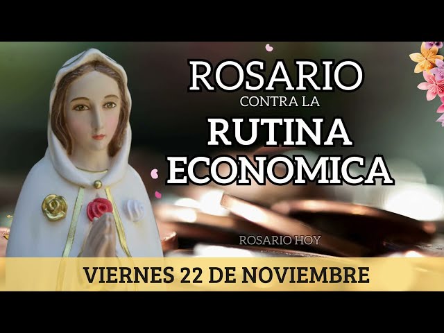 💝Rosario MILAGROSO contra la Ruina ECONÓMICA ▶︎VIRGEN MARÍA DESATANUDOS VIERNES 22 DE NOVIEMBRE💝