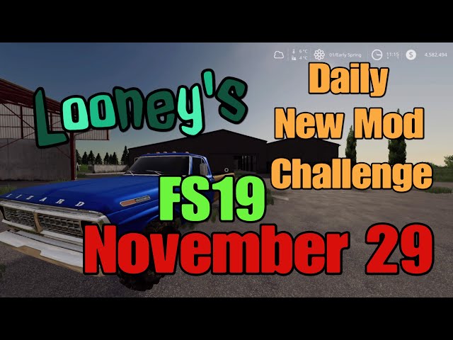 FS19 New Mods for November 29