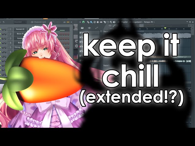 【FL Studio/DTM】 Extending the Chillhop BGM commission! 【VTuber】