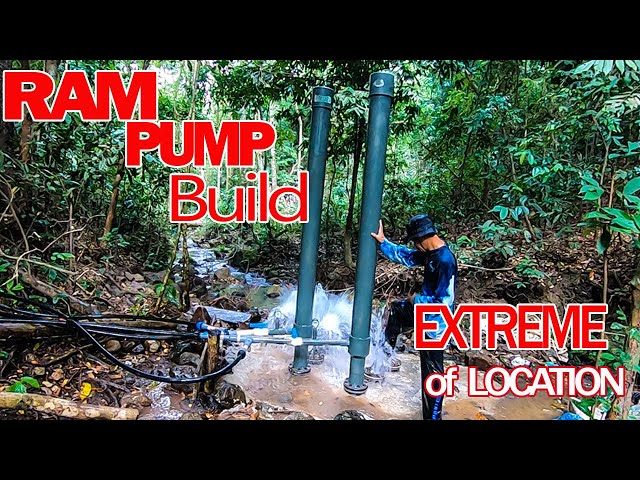 High Pressure Non-Electric Water Pump, Double Valves, 2 Pumps with 4 Out Pipes in Extreme Locations