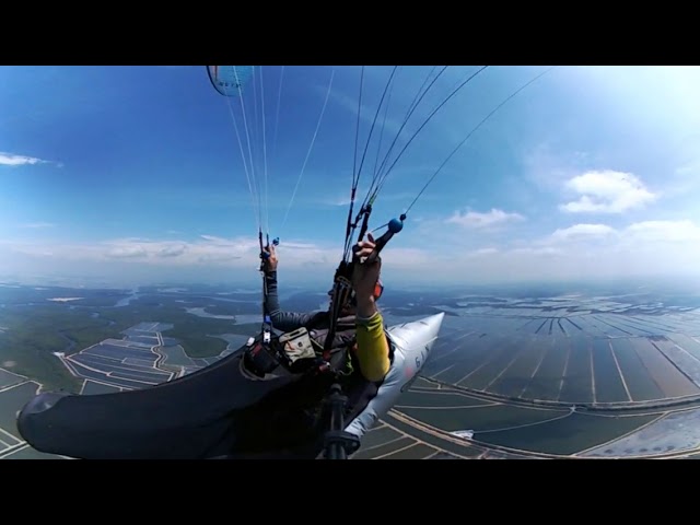 360 Training shrimp farm pilot