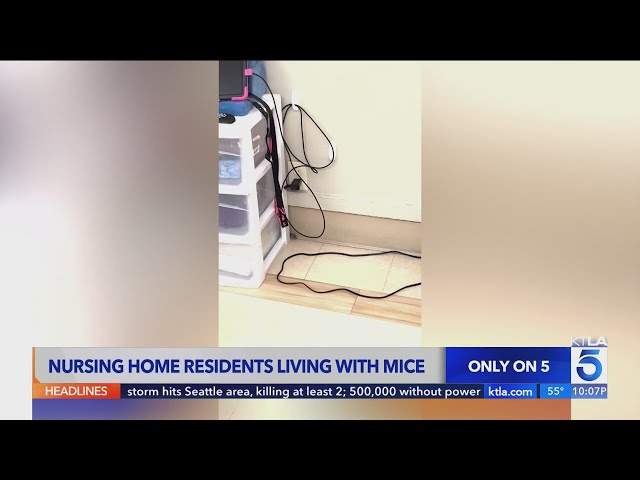 Nursing home residents in SoCal facility living with mice