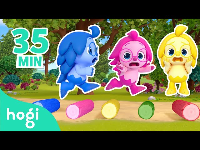 Dinosaurs for Kids｜Dino Race, Dino Surprise Eggs + More｜Colors for Kids｜Kids Songs｜Hogi Pinkfong