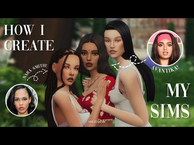 how I create my Sims + Sim dump || Sims 4 create-a-sim tutorial || solitasims