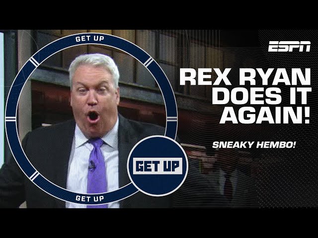 SNEAKY HEMBO! Rex Ryan does it again! 🤣 | Get Up