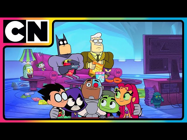 Teen Titans Go 🤩| World Television Day 📺| Dark Knight’s TV Marathon! 🦇📺| #compilation | @cnindia