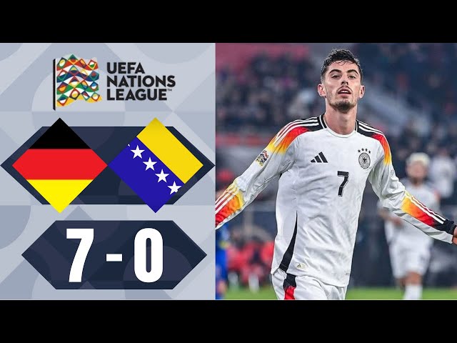 Kai Havertz Goal | Germany vs Bosnia Herzegovina 7-0 Highlights | UEFA Nations League 2024