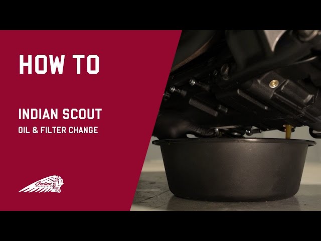 2025 Indian Scout | Oil and Filter Change - Indian Motorcycle