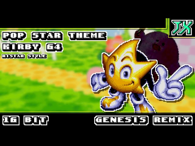 [16-Bit;Genesis]Pop Star Theme - Kirby 64 The Crystal Shards【Ristar Style】