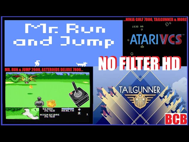 No Filter HD 98: Mr. Run & Jump 2600, Asteroids Deluxe 7800, Tailgunner, Ninja Golf 7800 & More!