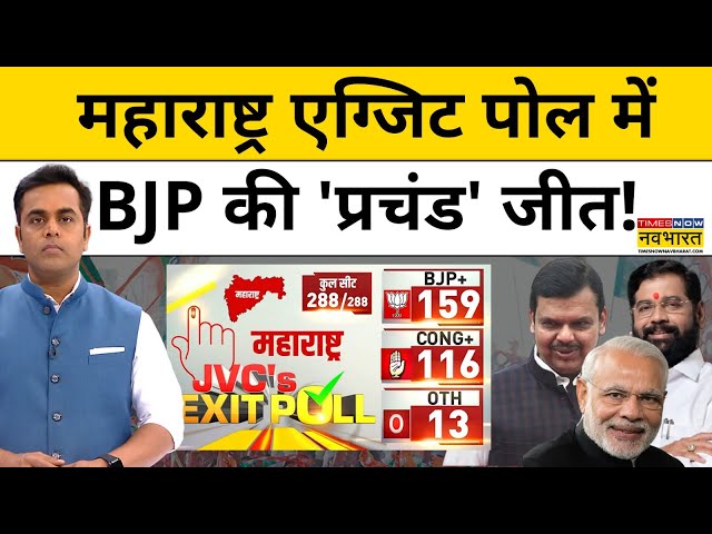 Maharashtra Exit Poll: महाराष्ट्र के एग्जिट पोल में BJP की बंपर जीत! | Sushant Sinha| Hindi News