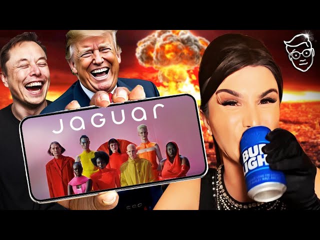 The New Bud Light: Internet DESTROYS Jaguar For Cringe Woke Ad with No Car! ‘Trump Won, Idiots’ 🤣