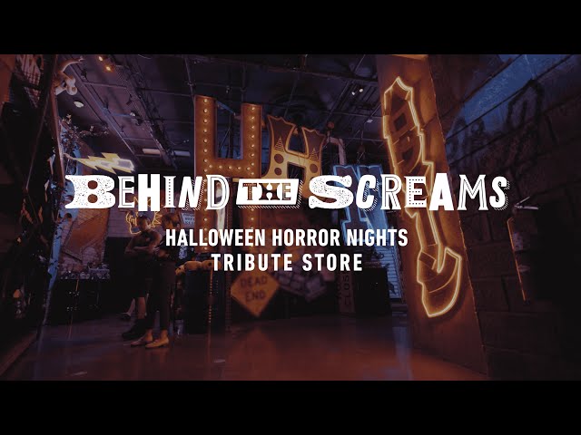 Behind-the-Scenes of the 2024 Halloween Horror Nights Tribute Store