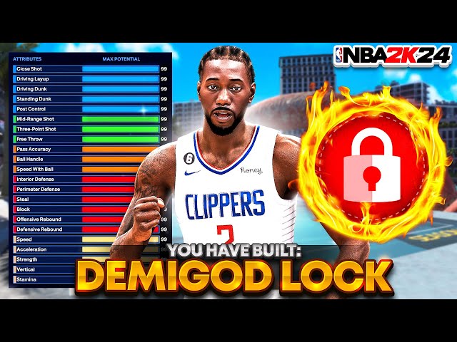 BEST LOCKDOWN DEFENDER BUILD IN NBA 2K24! *INSANE* DEMI GOD BUILD! Best Build 2K24