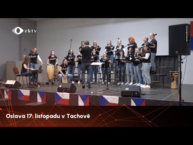 Oslava 17. listopadu v Tachově