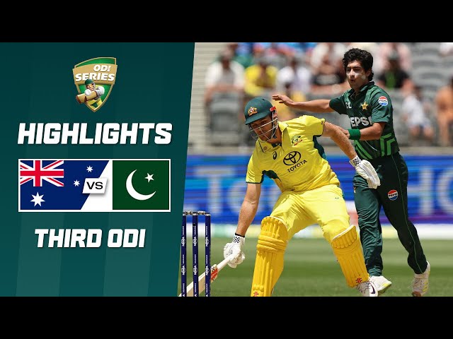 Australia v Pakistan | Third ODI | ODI Series 2024-25