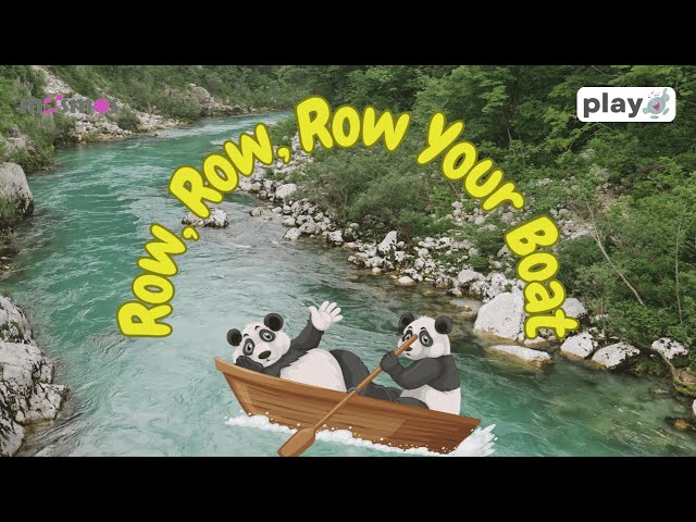 Row, Row, Row Your Boat | Songs & Rhymes for Kids | Musmos