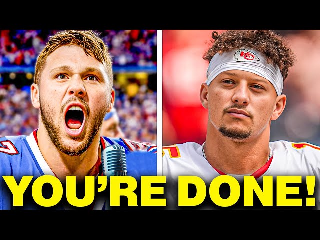 Josh Allen GOES NUTS on Patrick Mahomes & Mahomes LOSES IT!