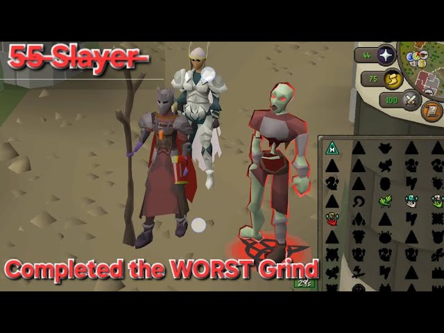 I finally Achieved 55 Slayer on my Obby Thraller | Necromancer Mauler Series #osrs #obby #runescape