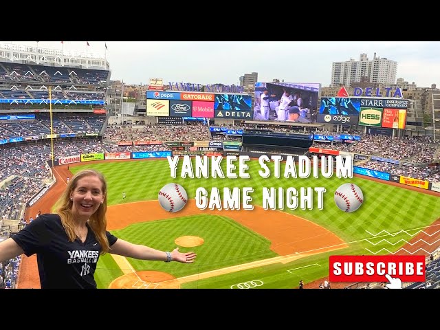 AMAZING Summer Night Baseball Game @ Yankee Stadium, Bronx NY!