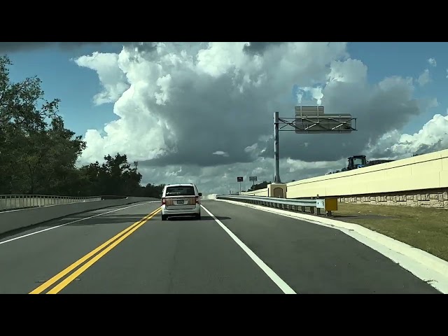 Driving Route 46 from Sanford Florida to Eustis Florida 4k POV ASMR