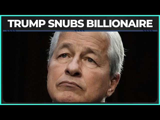 Trump Snubs Billionaire Banker Jamie Dimon