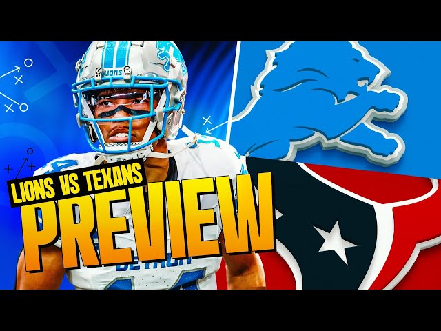 Lions vs. Texans Week 10 NFL Preview | PFF