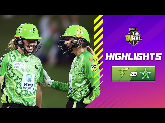 Thunder Lock In Finals Spot | Sydney Thunder v Melbourne Stars | #WBBL10