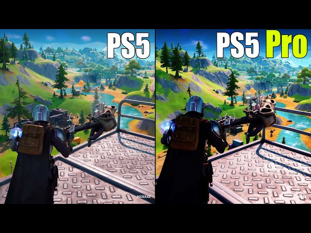 Fortnite looks BETTER on PS5 Pro vs. regular PS5 | Graphics, Resolution and FPS Comparison