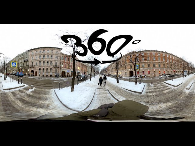 Walking in St Petersburg  №56 GOPRO MAX 360 Moika river embankment