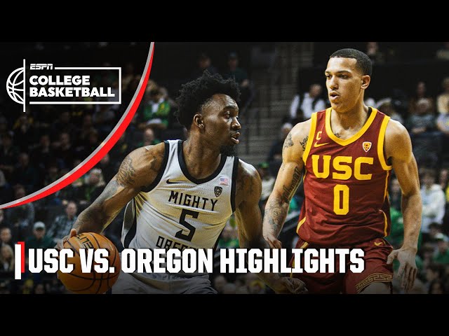 USC Trojans vs. Oregon Ducks | Full Game Highlights | ESPN College Basketball