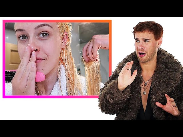 Hairdresser Reacts To Hair Bleaching Disasters