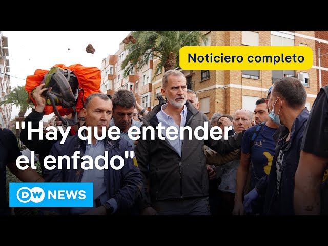 🔴 DW Noticias 3 Noviembre: Ciudadanos indignados tiran barro al rey en Valencia [Noticiero completo]